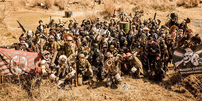 サバゲー用オリジナル旗　制作事例1