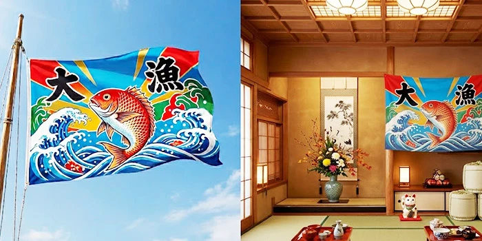 大漁旗を作成するポイント（生地・サイズ）